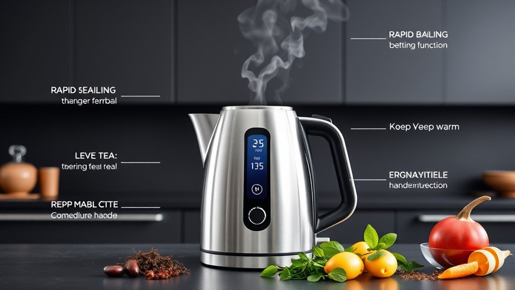 top electric kettle features