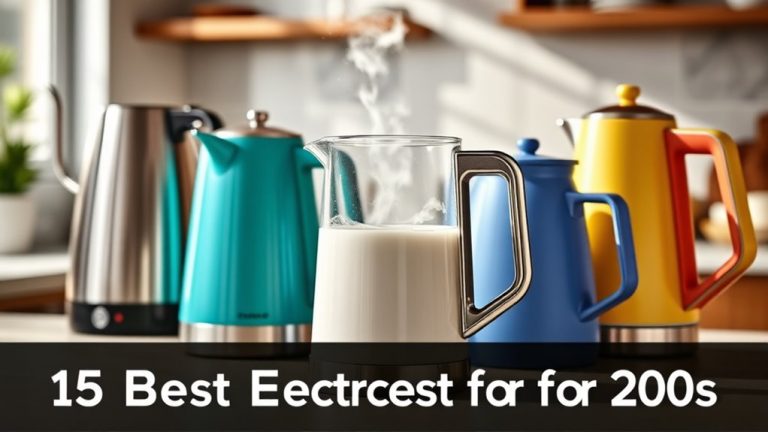 top electric kettles frothing