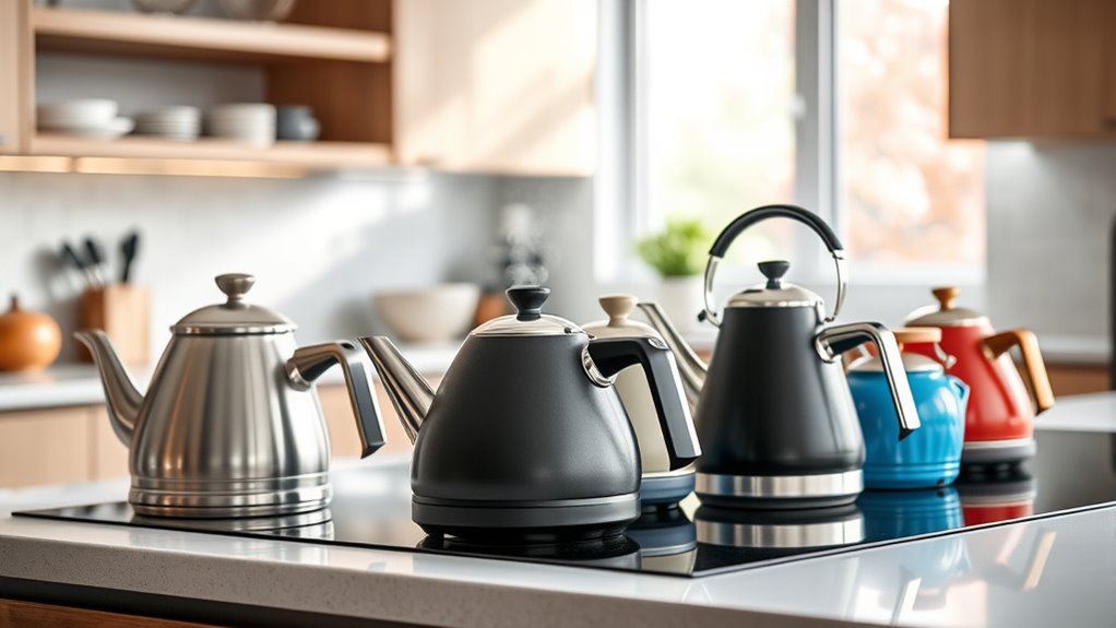 top electric stove kettles