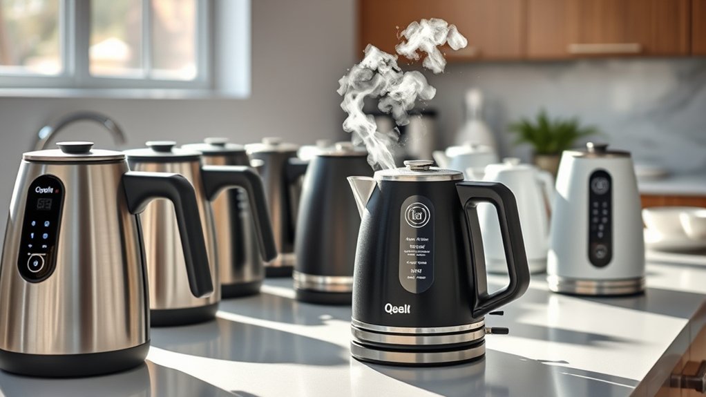 top fast heating kettles