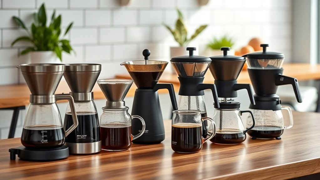 top filter coffee makers