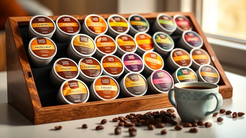 top flavored coffee pods