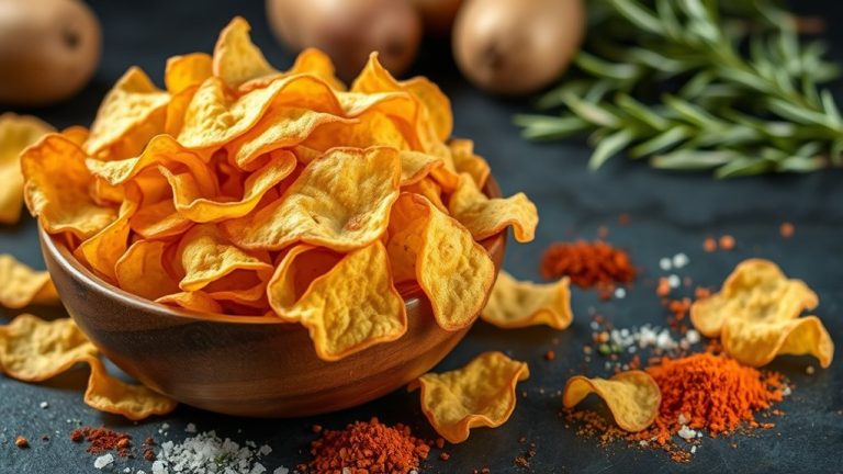 top flavorful crunchy chips