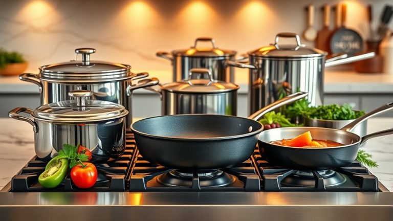 top gas stove cookware