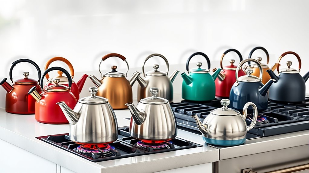 top gas stove kettles