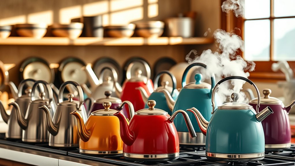 top gas stove kettles