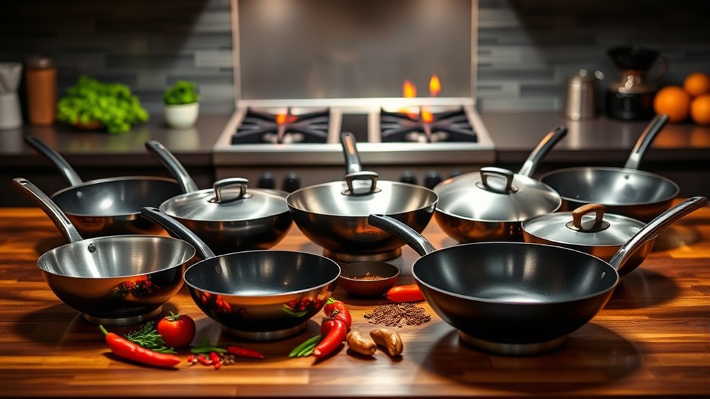 top gas stove woks