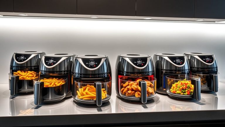 top glass air fryers