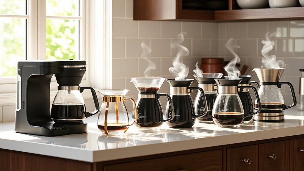 top glass carafe coffee makers