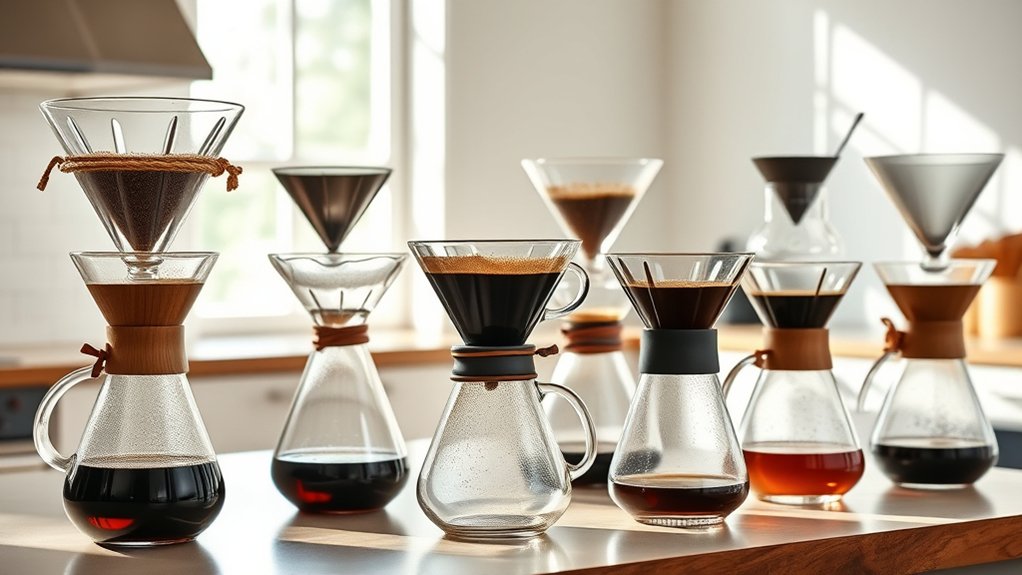 top glass coffee makers