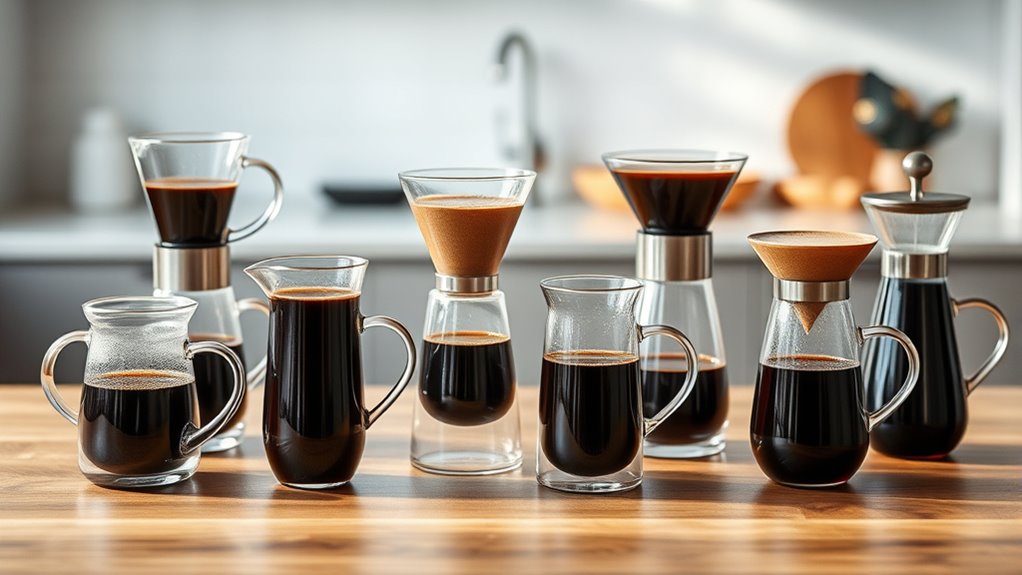 top glass cold brew makers