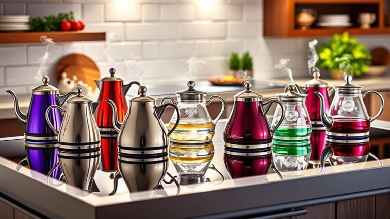 top glass cooktop kettles