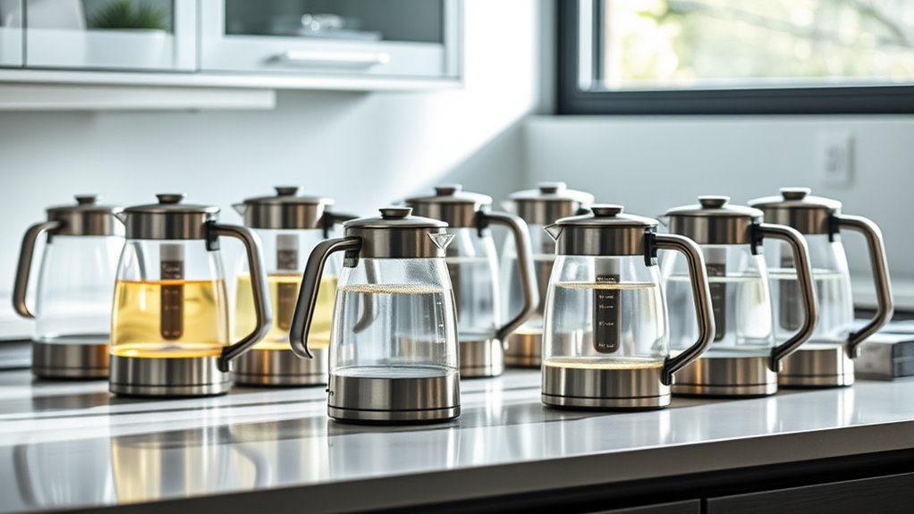 top glass kettle picks