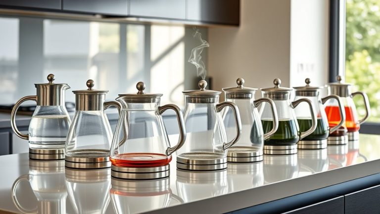 top glass kettles list