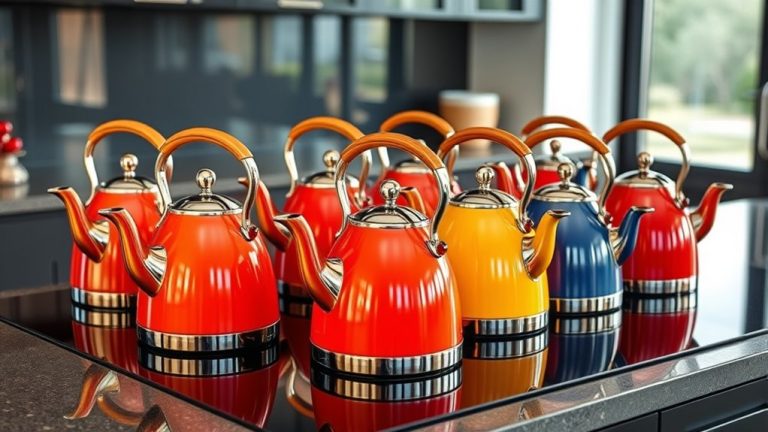 top glass stove kettles