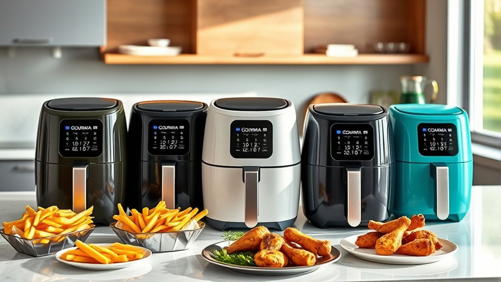 top gourmia air fryers