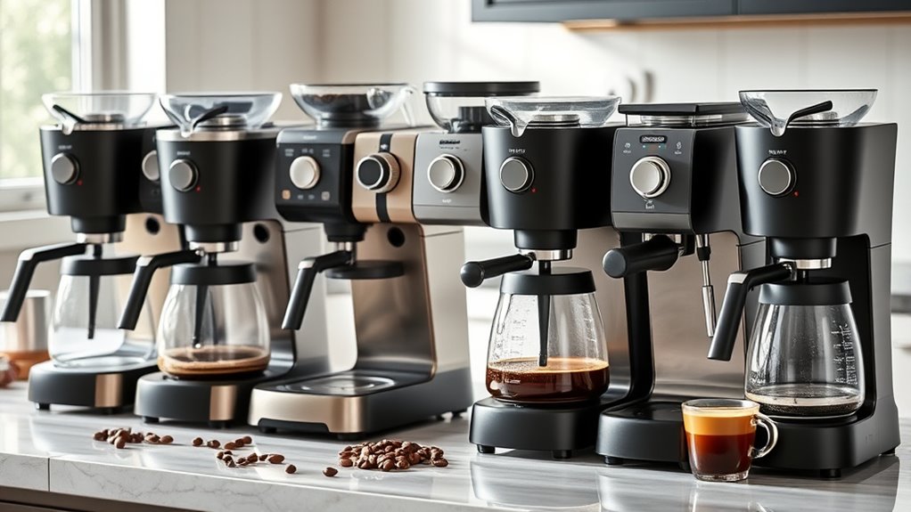 top grind and brew coffee makers