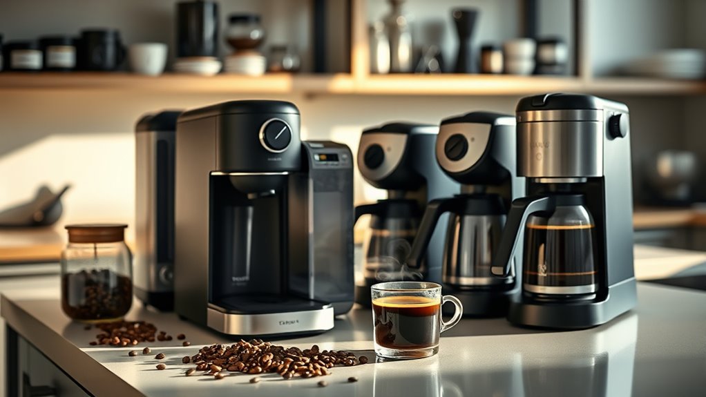 top grind and brew coffee makers