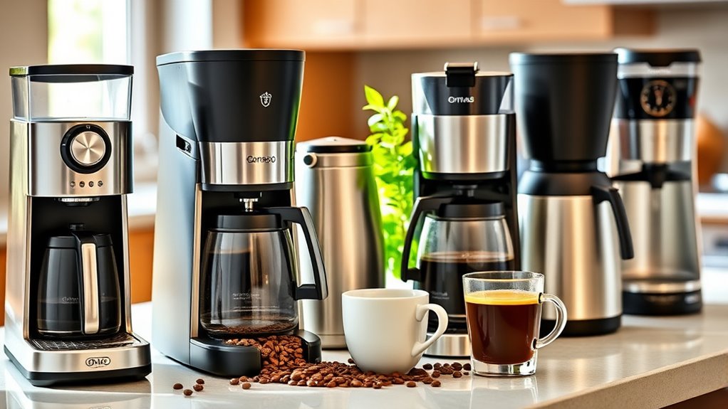 top grind and brew coffee makers