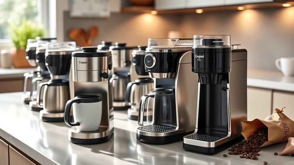 top grind brew coffee makers