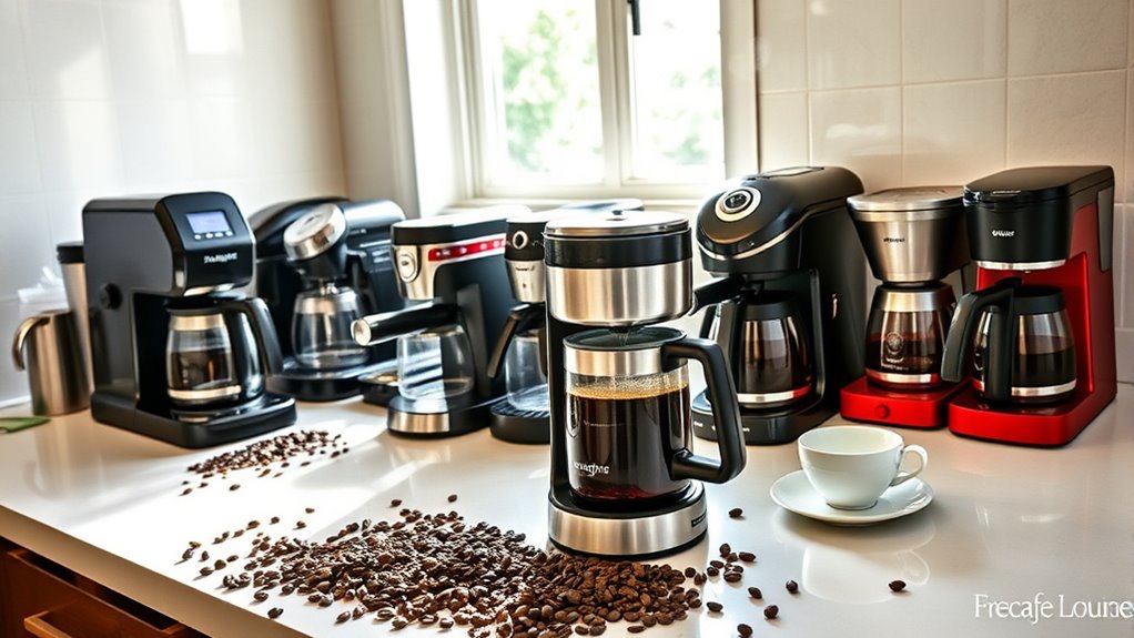 top ground bean coffee makers