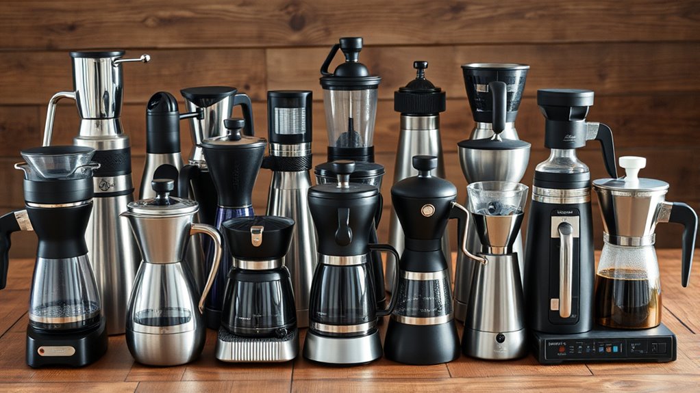 top hand coffee makers