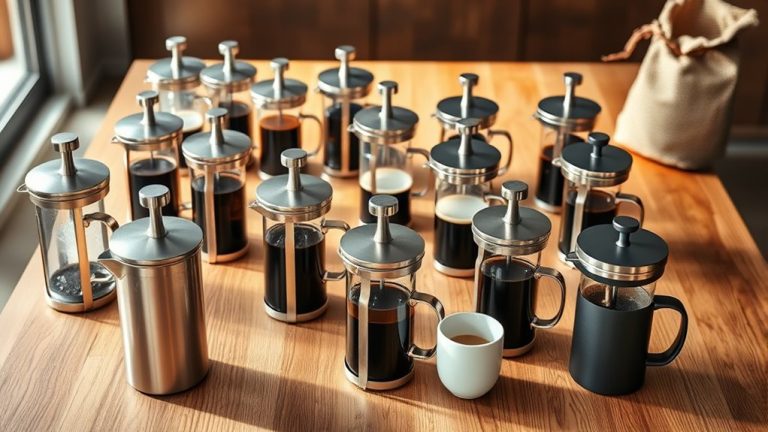 top hand press coffee makers