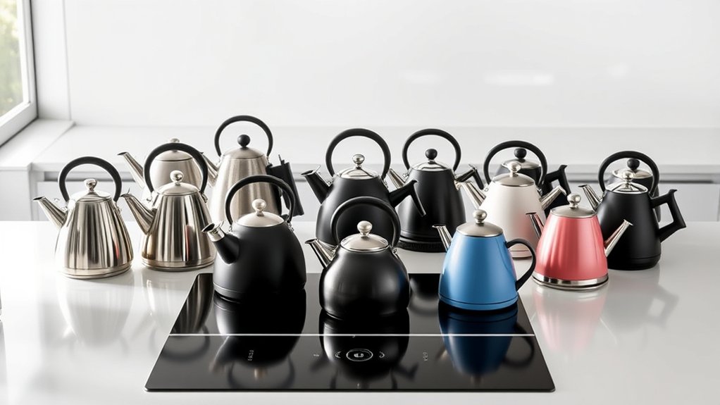 top induction tea kettles