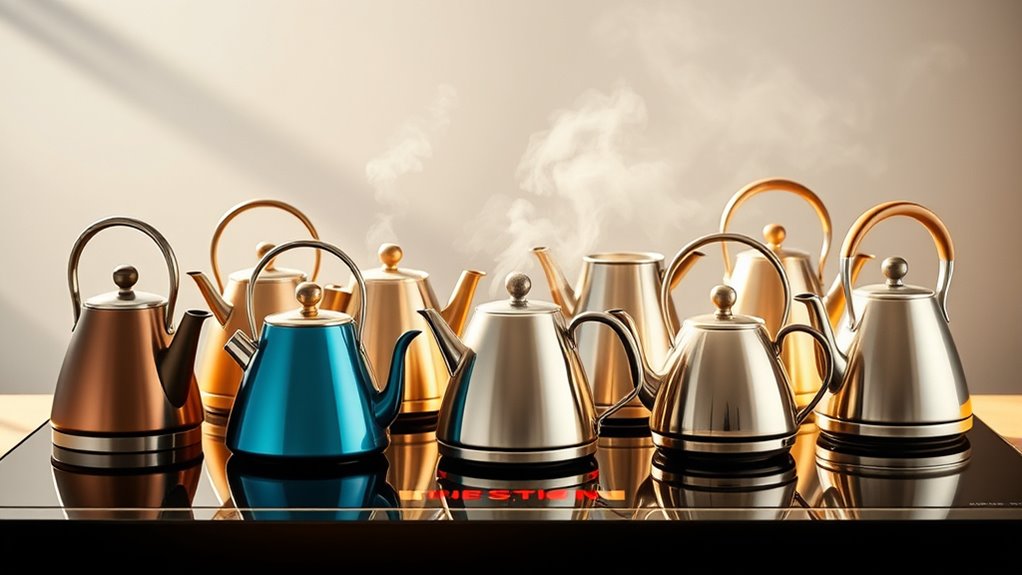 top induction tea kettles