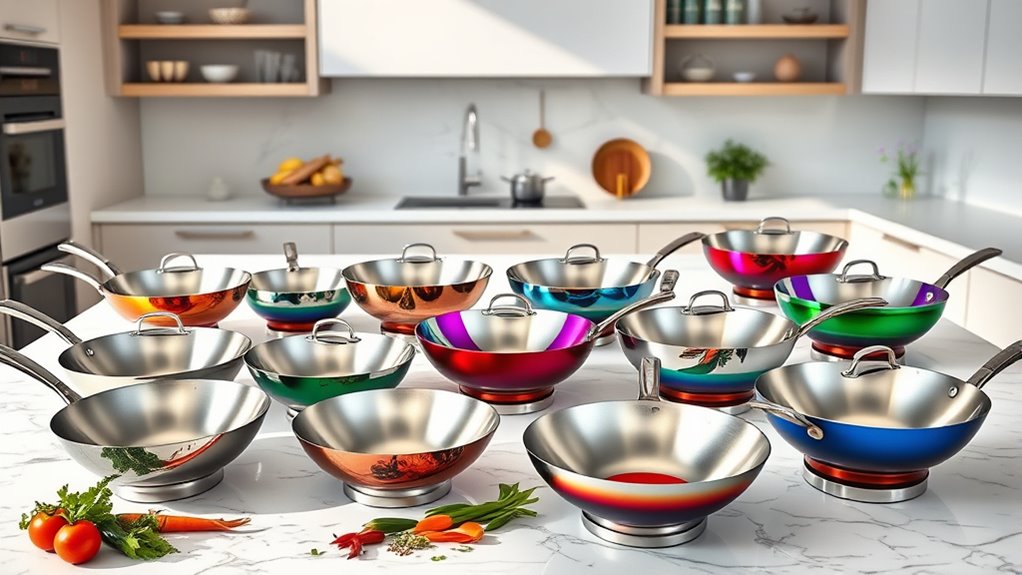 top induction wok selections