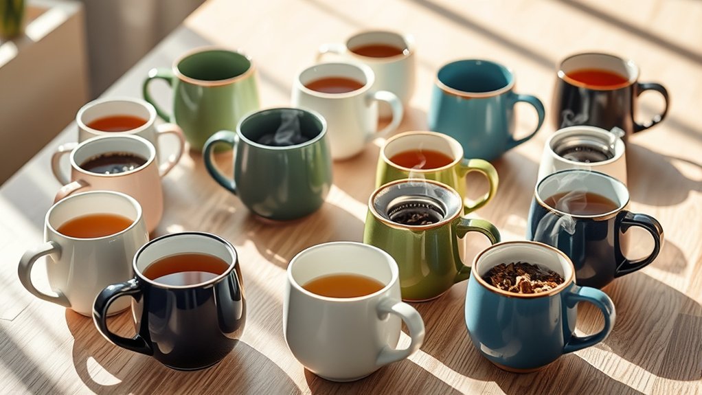 top infuser tea mugs