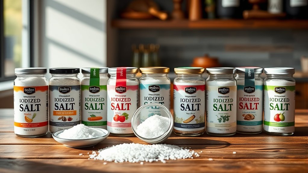 top iodized salt brands
