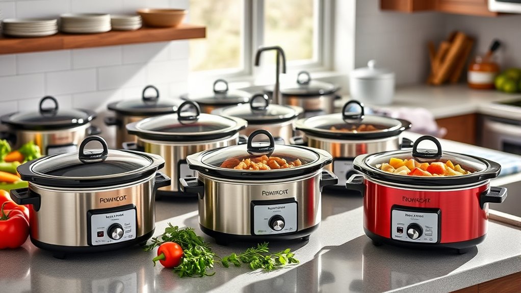top locking lid slow cookers