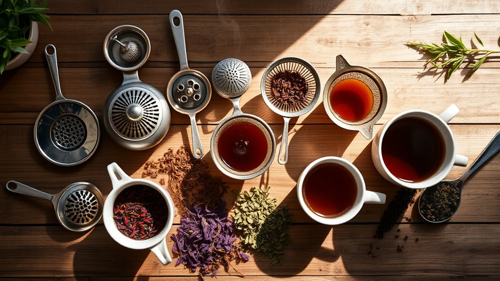 top loose tea strainers