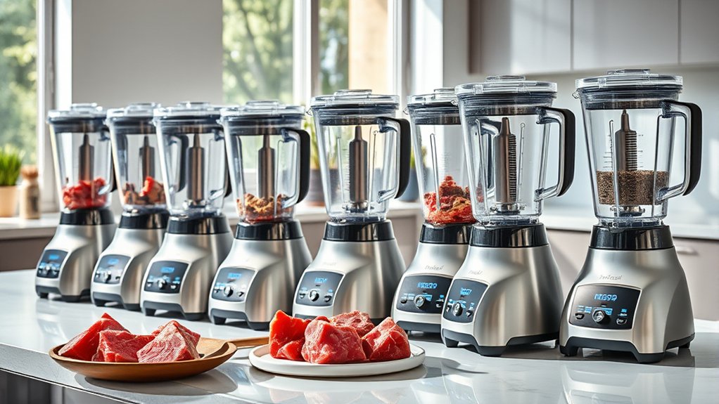 top meat pureeing blenders