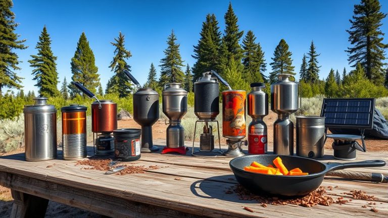 top off grid cooking stoves