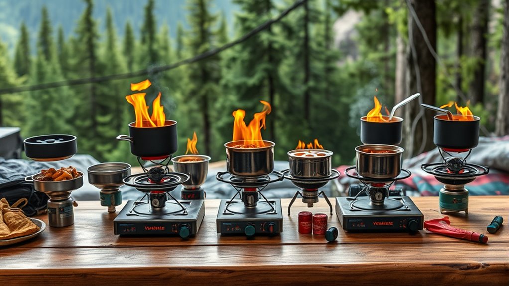 top off grid cooking stoves