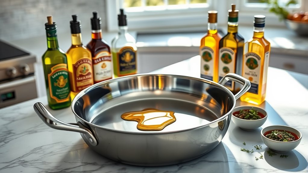 top oils for stainless steel