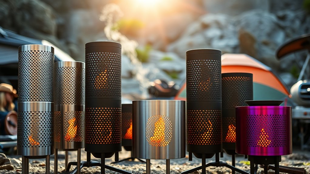 top outdoor stove shields