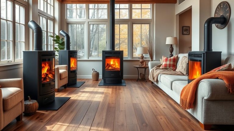 top pellet heating stoves