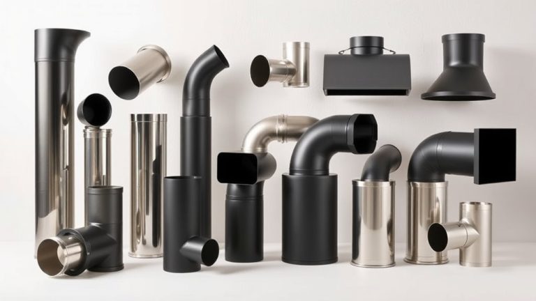 top pellet stove venting