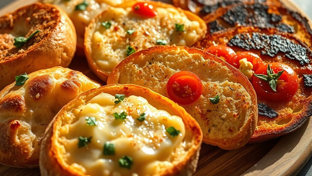 top pizza toast breads