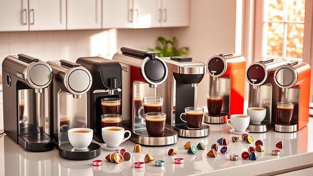 top pod coffee machines