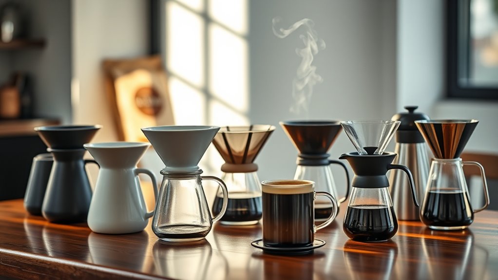 top pour coffee makers