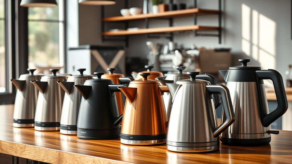 top pour over kettles