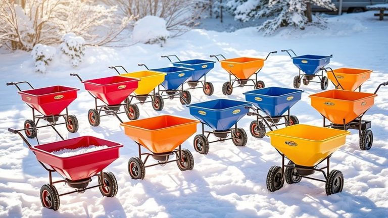 top rock salt spreaders