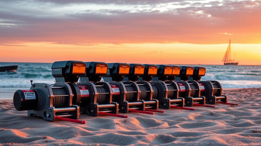 top salt resistant electric winches