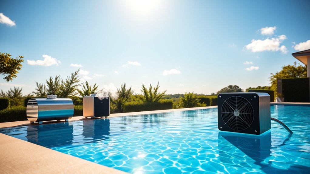 top salt water pool heaters