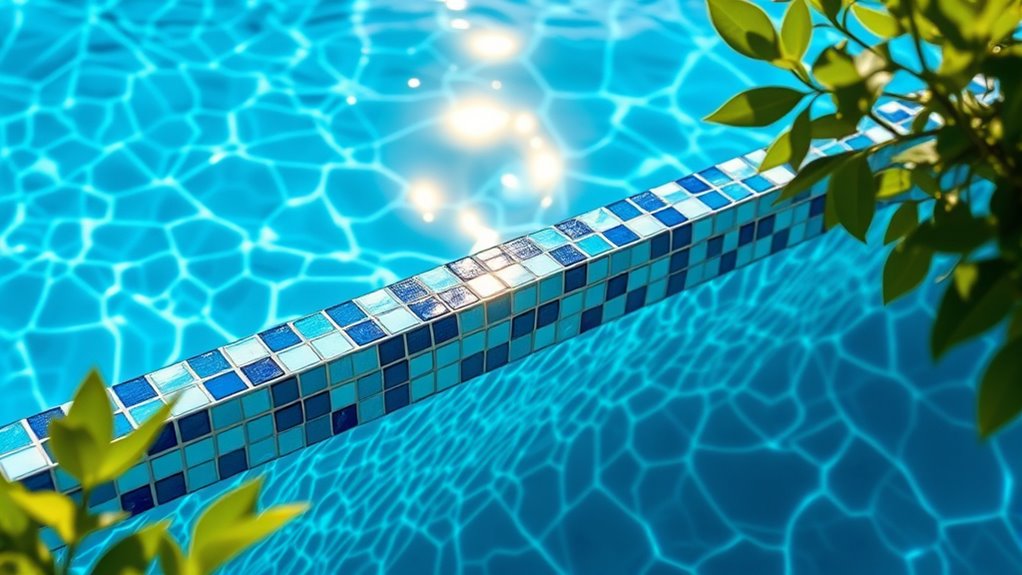 top salt water pool tiles