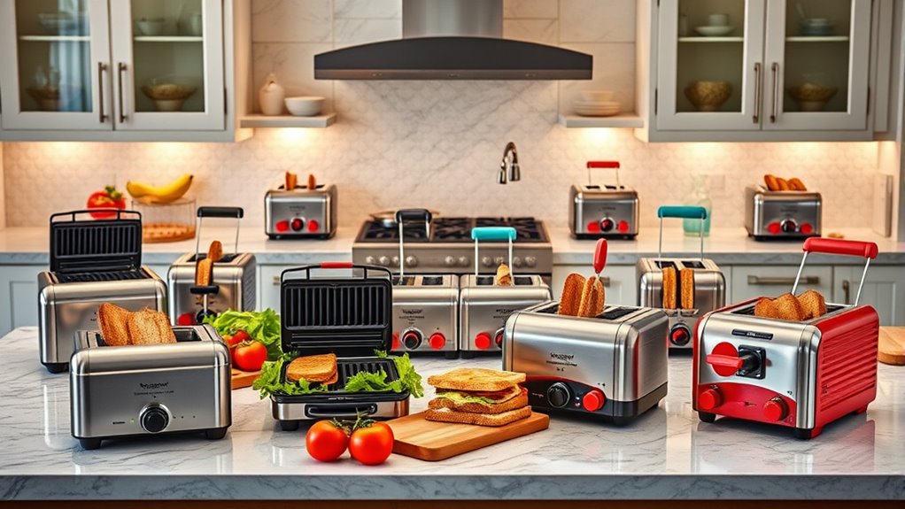 top sandwich grill toasters